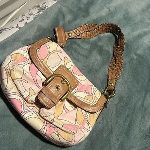 Coach canvas handbag